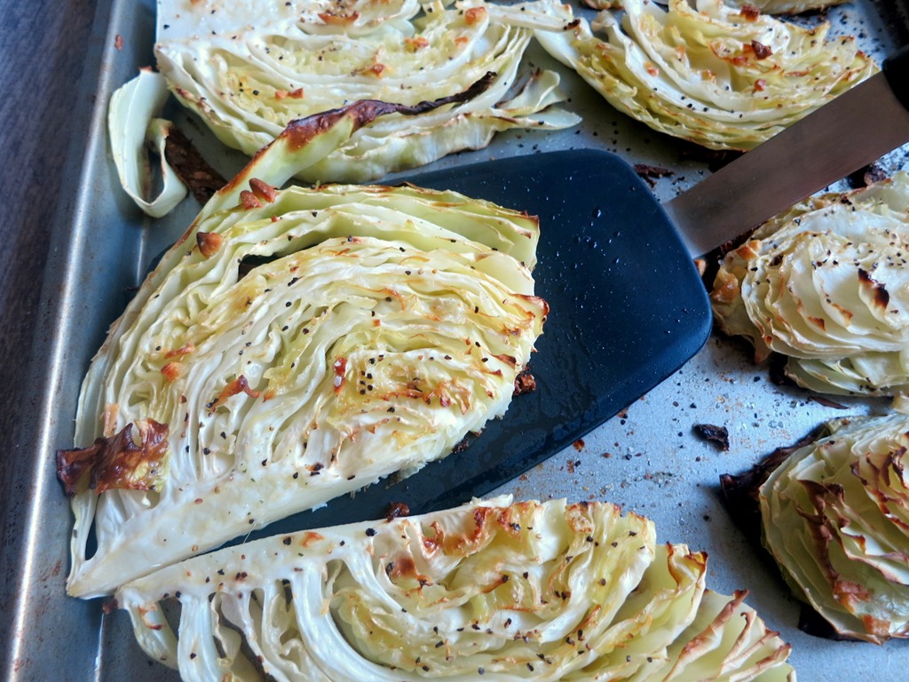 Easy Garlic Roasted Cabbage (Only 5 Ingredients!)