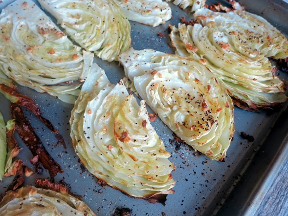 Easy Roasted Cabbage