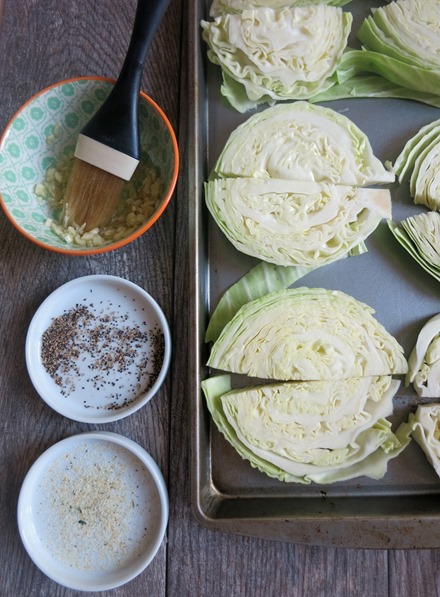 Garlic Roasted Cabbage