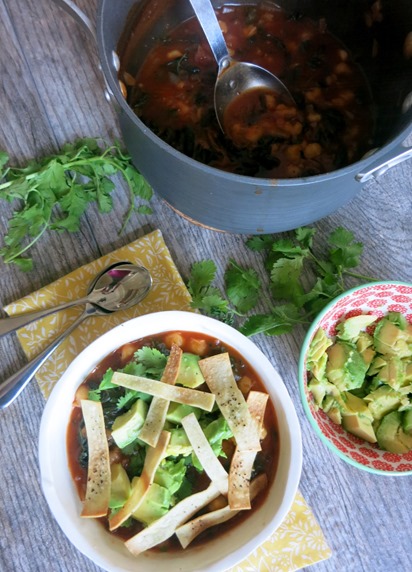 Vegetarian Kale and Hominy Stew Recipe