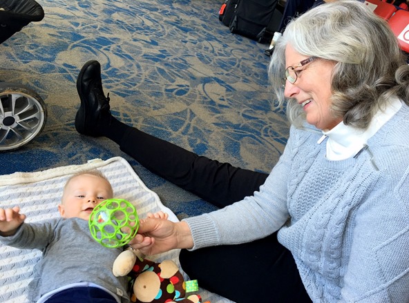 grandma and baby