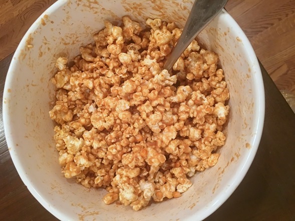 peanut butter popcorn