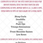 At Home Dumbbell Workout