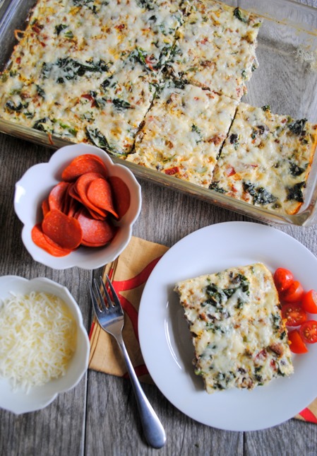 Egg White Pizza Bake
