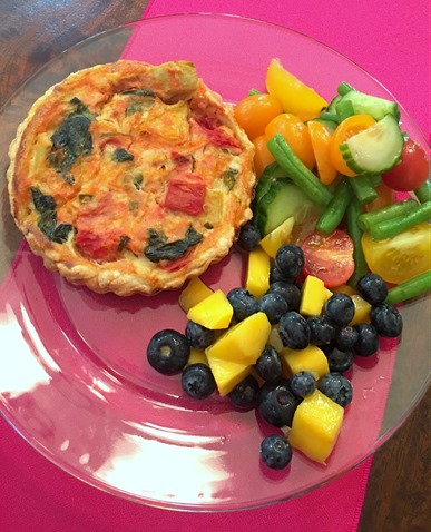 Homemade Tart for Baby Shower