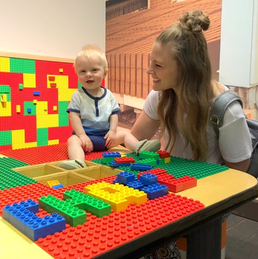 Legos at Discovery Place