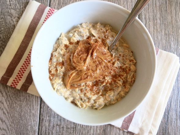 Peanut Butter COOKIE DOUGH Overnight Oats