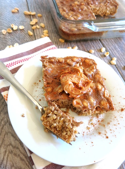 Peanut Butter Crunch Baked Oatmeal Recipe
