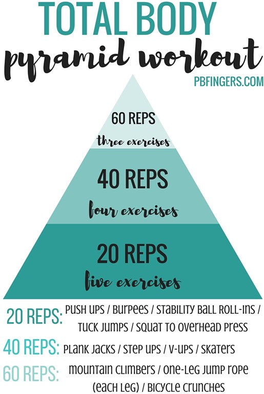 Pyramid squat workout deals