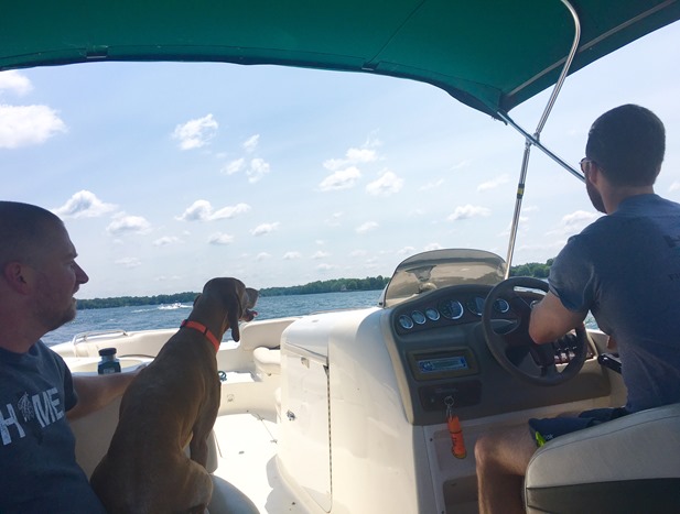 Boating on Lake Norman