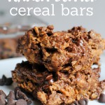 Chocolate Peanut Butter Cereal Bars
