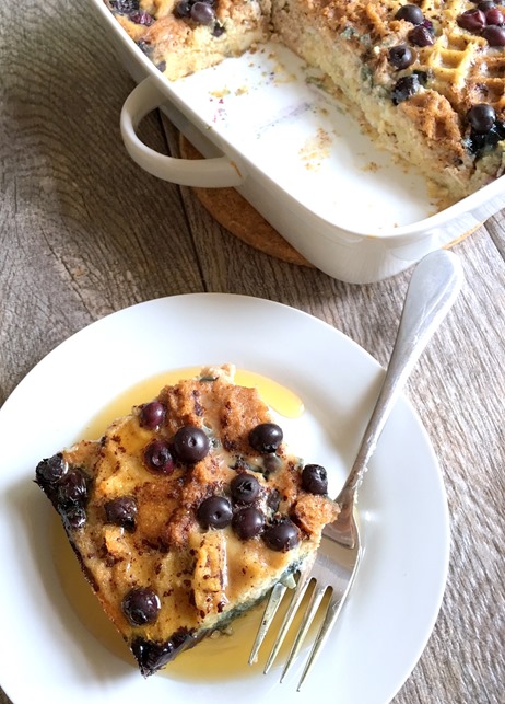 Gluten Free Blueberry Breakfast Casserole