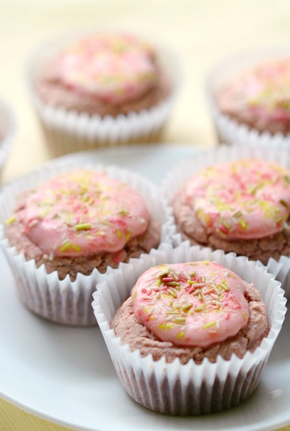 Vegan Strawberry Cupcakes