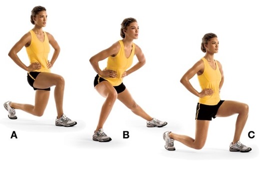 clock lunge