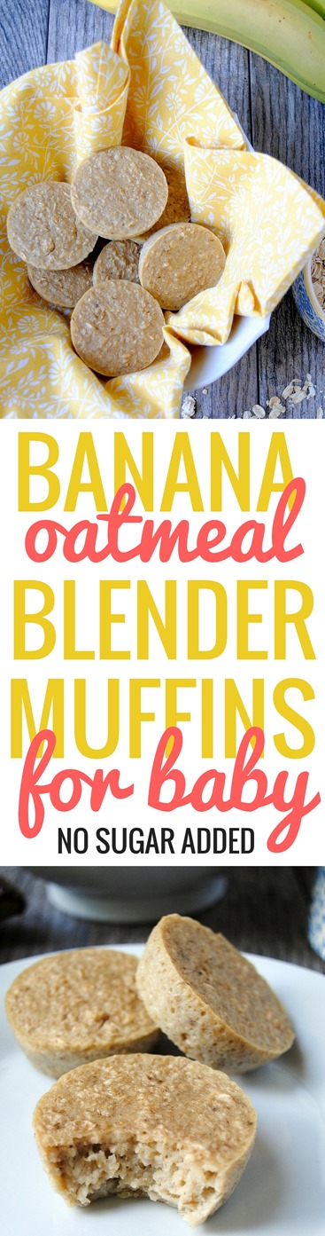 Banana Oatmeal Muffins for Baby