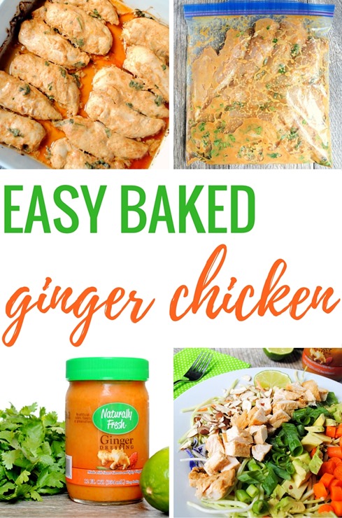 Easy Baked Ginger Chicken