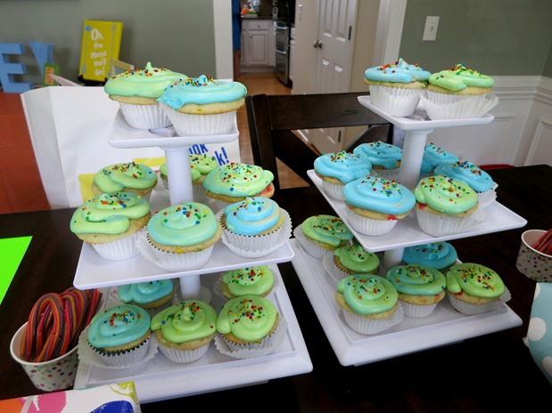 First Birthday Party Cupcakes