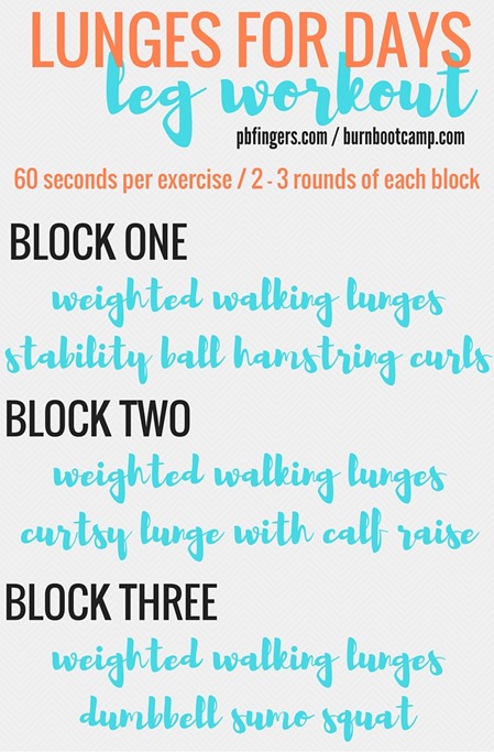 Lunges for Days LEG WORKOUT