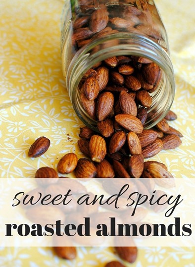 Sweet and Spicy Roasted Almonds