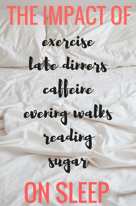 The Impact of Habits On Sleep