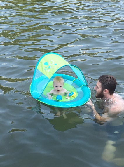 baby float with canopy