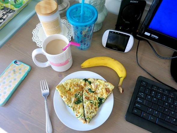Breakfast Frittata and Banana