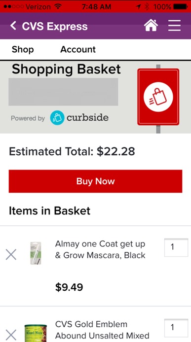 CVS Curbside Pickup