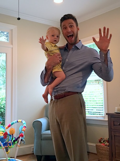 Chase and Ryan Waving