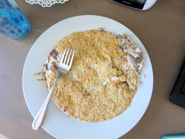 Egg White Oatmeal Protein Pancake