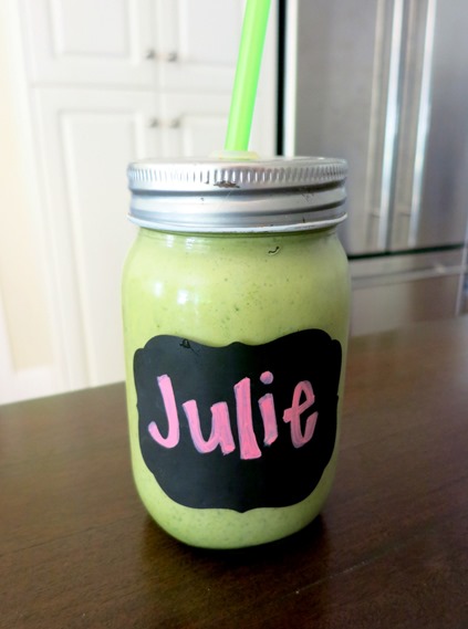 Green Smoothie in a Jar