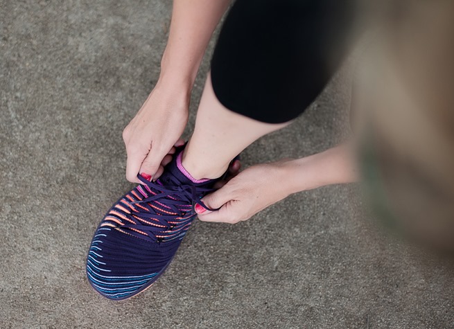 Purple Nike Flyknit