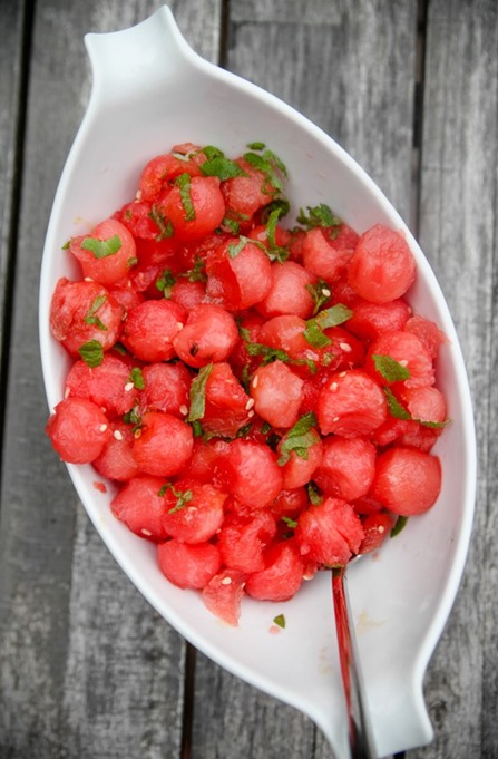 Watermelon Salad Three ingredients