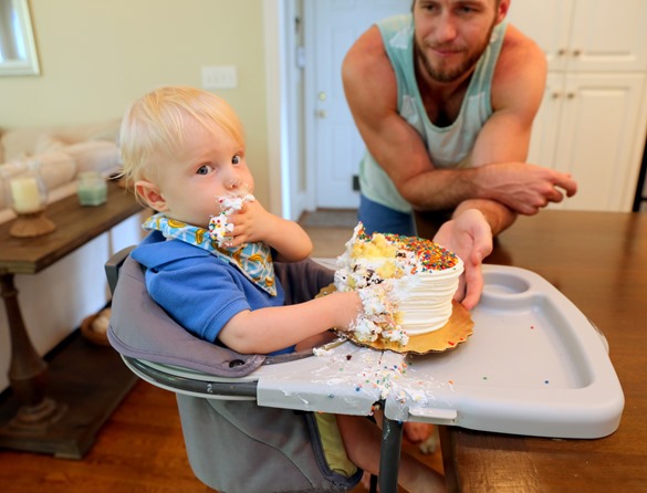 Chase First Birthday Smash Cake