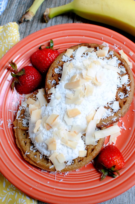 Coconut Cream Waffles