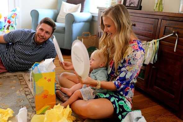 Opening Presents First Birthday