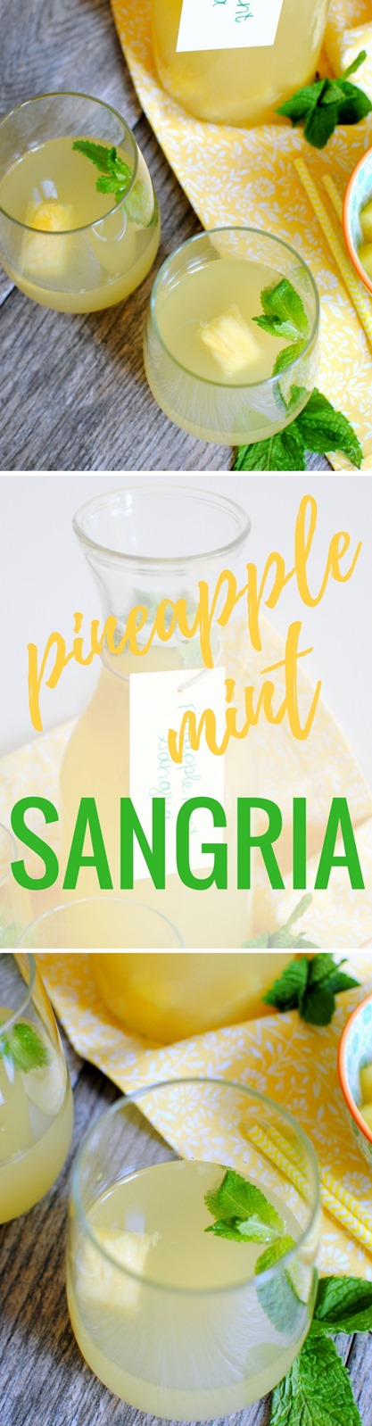 Pineapple Mint Sangria