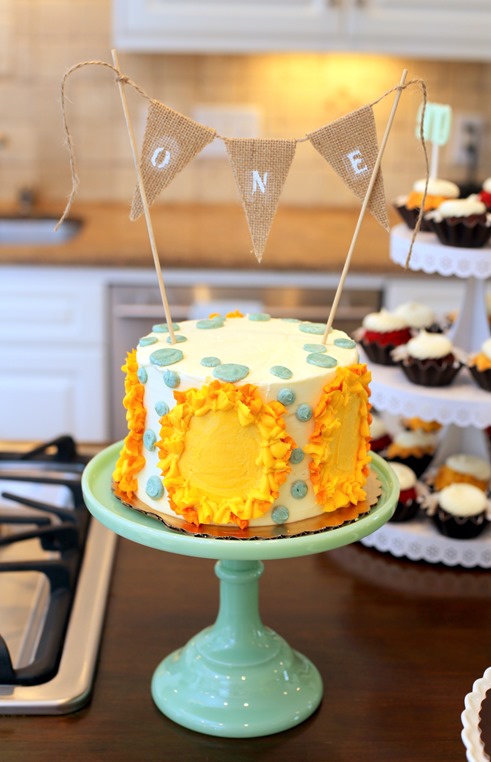 Sunshine Smash Cake