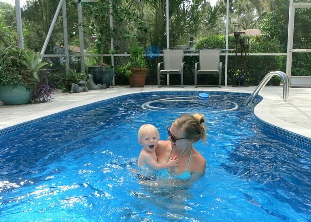 Julie Chase Pool Swimming