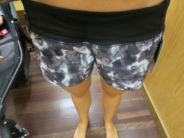 lululemon flower print shorts
