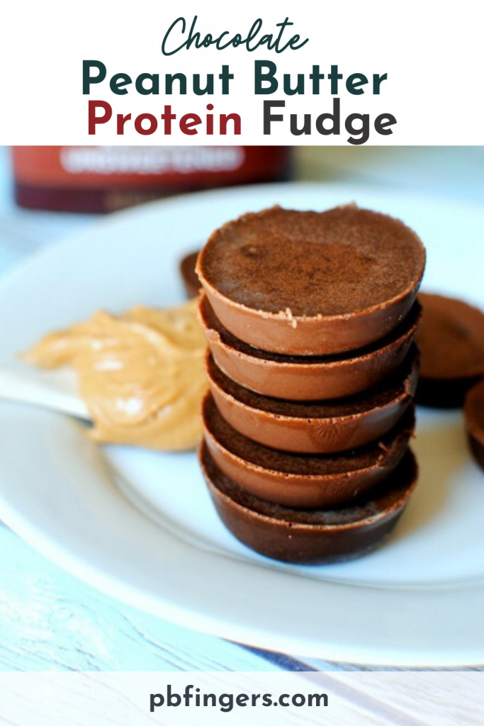 Chocolate Peanut Butter Protein Fudge