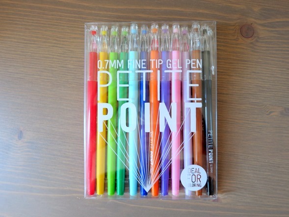 petite  point gel pens