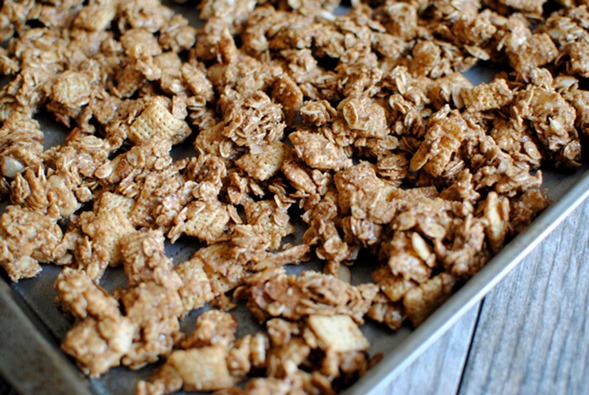 Almond Butter Chex Granola