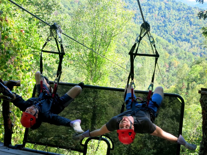 Racing Zip Lines Navitat Asheville