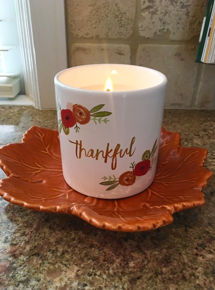 Thankful Candle