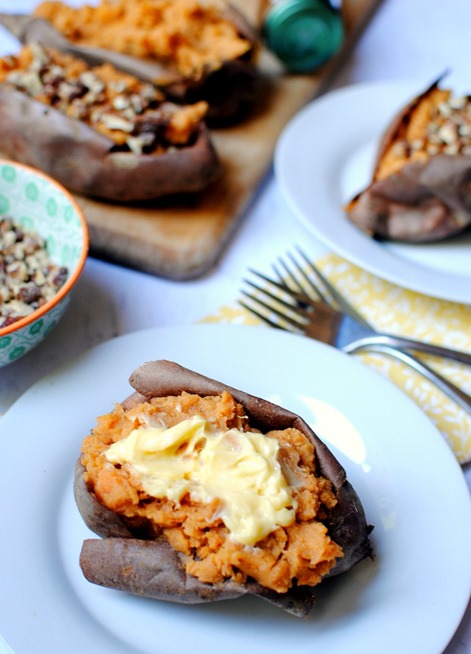 Twice Baked Sweet Potatoes
