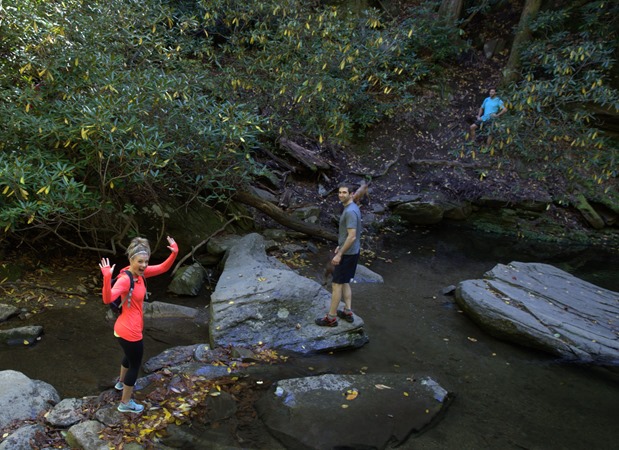 hiking catawba falls