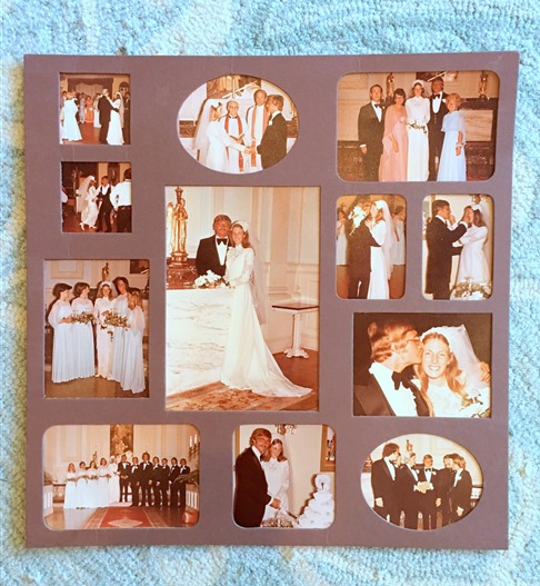 wedding photo collage