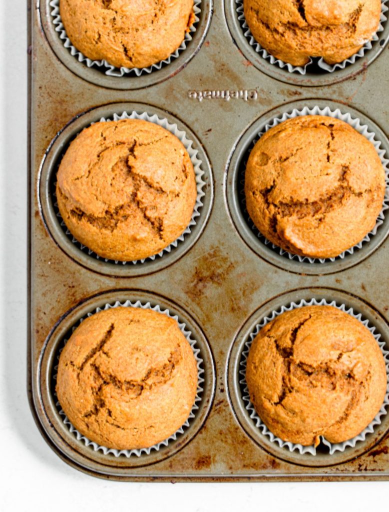 whole wheat pumpkin muffins