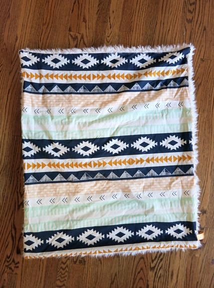 Aztec Stroller Blanket
