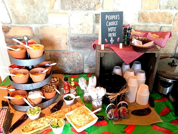 Chili Cookoff Condiments